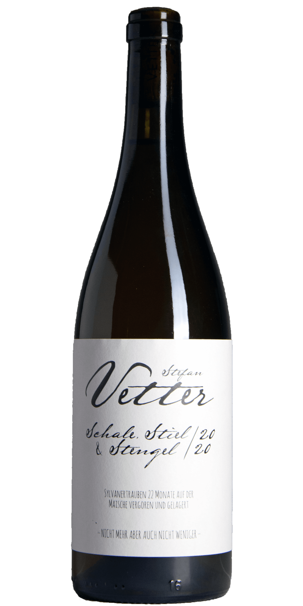 2020 Sylvaner Schale, Stiel & Stengel