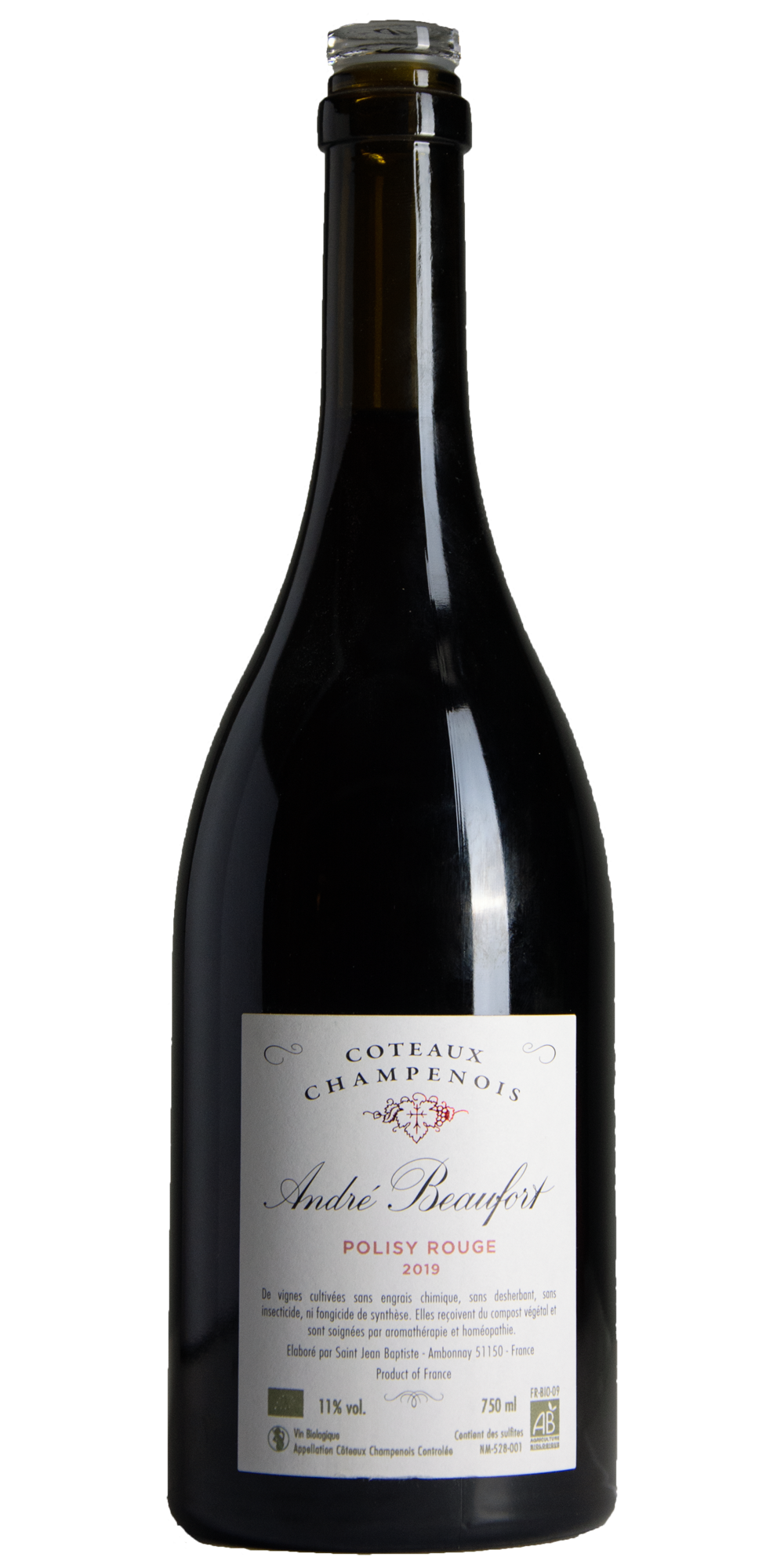 2019 Polisy Coteaux Champenois Rouge